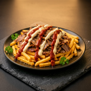 Kebab with Fries