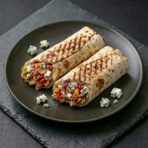 Blue Cheese Kebab Wrap