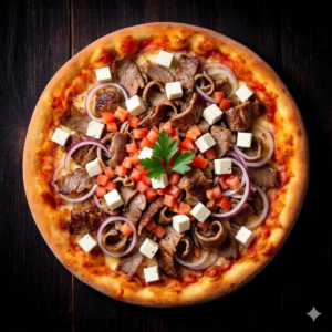 Kebab Pizza